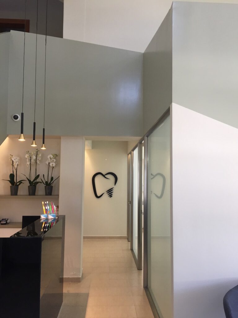 Εσωτερικός χώρος οδοντιατρείο Μυκόνου